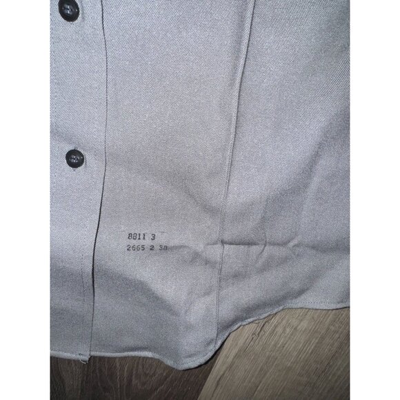 Special Duty Short Sleeve Gray Uniform Shirt Size 38 By Elbeco 65% Polyester 35% - Picture 5 of 7